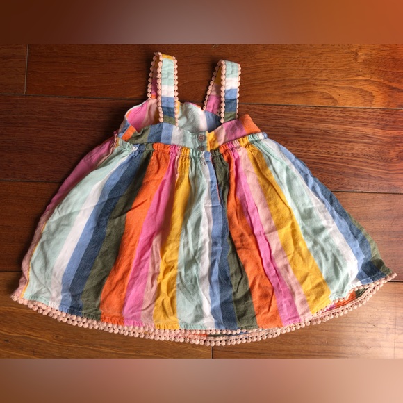 Tahari Colorful Striped Size 24 Month Sundress - Picture 7 of 12